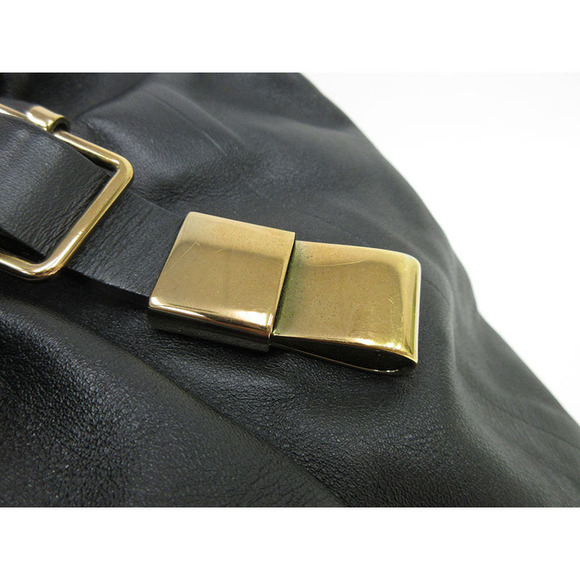 Chloe Bag Leather Shoulder Tote Victoria Black - Picture 7 of 11